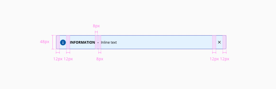Alert design specifications