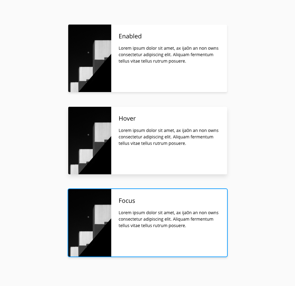 Card states