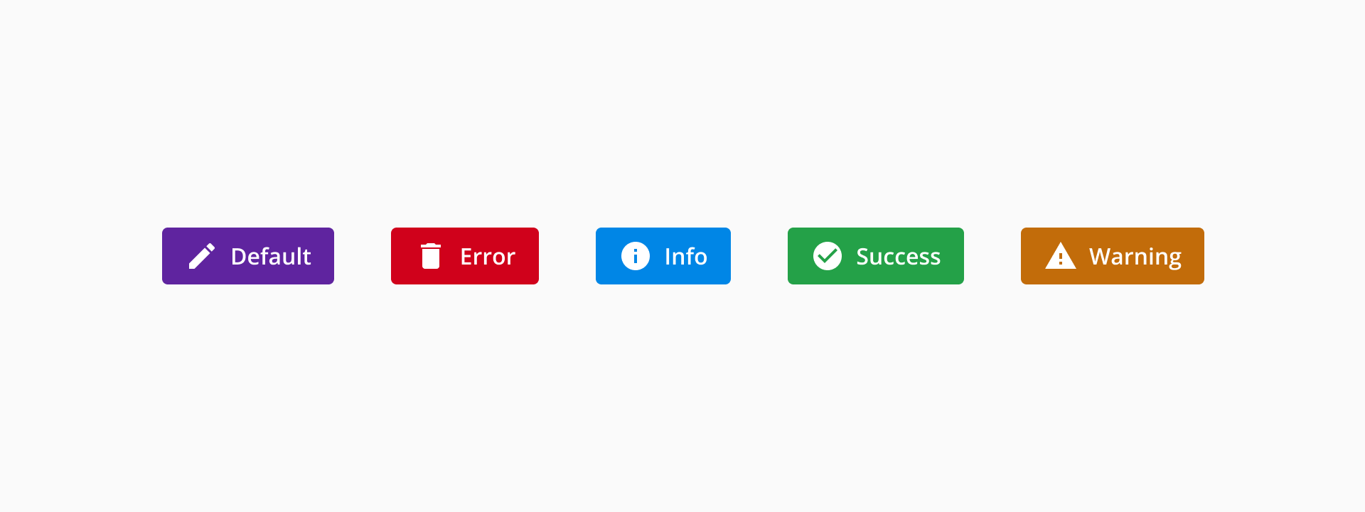 Semantic buttons based on their purpose