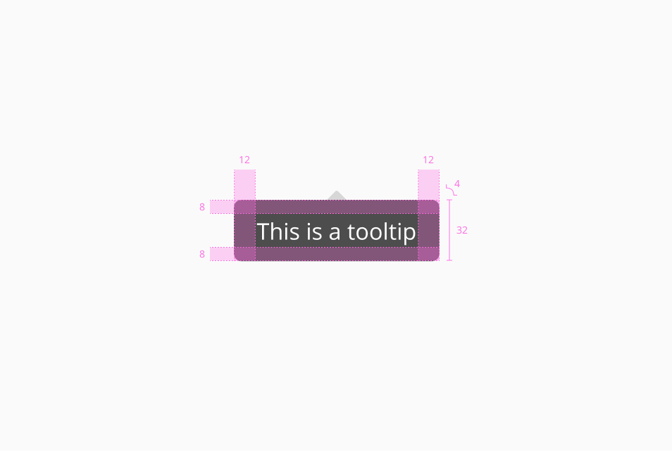Tooltip design specifications