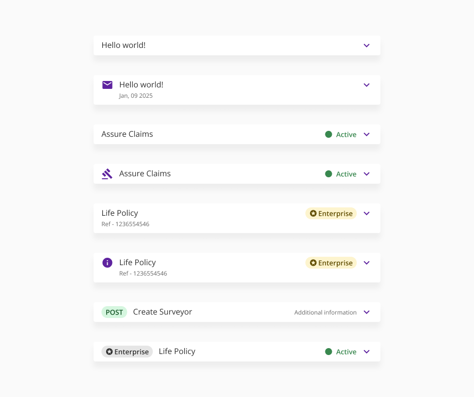 Accordion examples