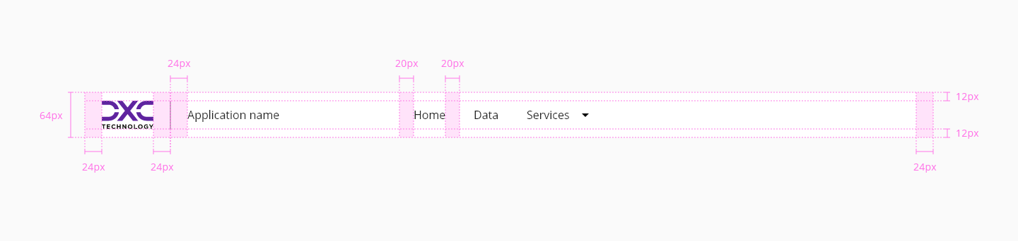 Header design specifications