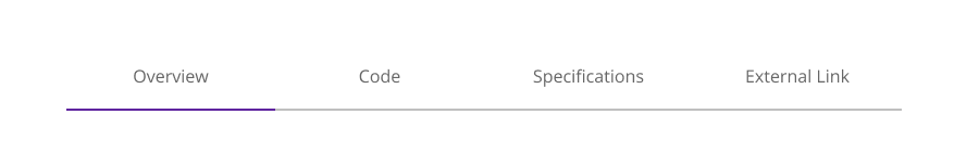 Nav tabs navigation combination of internal and external links
