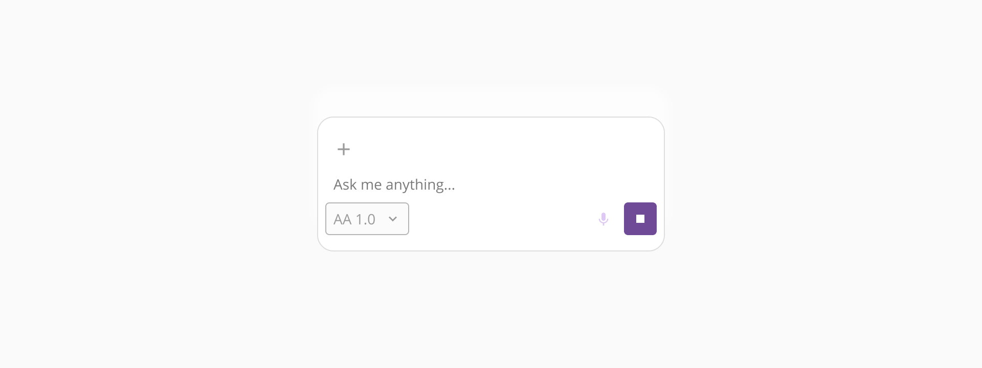 Generating state of the message input